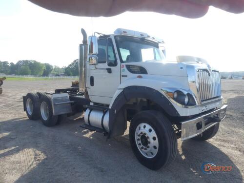2013 International Workstar 7600 Truck Tractor, s/n 1HSGRSJT3DJ196368: T/A, Day Cab, Maxxforce Eng., 10-sp., Wet Kit, Odometer Shows 247K mi.