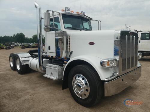 2012 Peterbilt 388 Truck Tractor, s/n 1XPWDP0X7CD140224: T/A, Day Cab, Cat C15 Eng., Eaton 13-sp., Odometer Shows 307K mi.