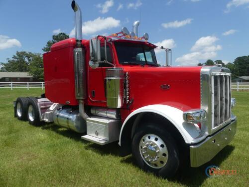 2009 Peterbilt 388 Truck Tractor, s/n 1XPWD49X29D790055: T/A, Day Cab, Cummins Eng., Eaton Auto, Odometer Shows 224K mi.
