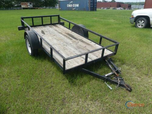 2017 Caliber 5x10 Trailer, s/n 57BAGE517H1030128: Bumper-pull, Drop Gate, Bent Tongue (Utility Owned)