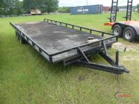 20' Trailer (No Title - Bill of Sale Only): T/A, Metal Floor, 2x2 Rails, Bumper-pull