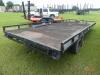 20' Trailer (No Title - Bill of Sale Only): T/A, Metal Floor, 2x2 Rails, Bumper-pull - 3