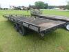 20' Trailer (No Title - Bill of Sale Only): T/A, Metal Floor, 2x2 Rails, Bumper-pull - 4
