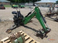 John Deere E47 Backhoe Attachment w/ Brackets & 3 Buckets: Fits JD 25-30hp