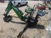 John Deere E47 Backhoe Attachment w/ Brackets & 3 Buckets: Fits JD 25-30hp - 3