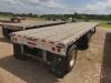 2015 Fontaine Flatbed Trailer, s/n 13N148200F1566595: Steel Beem, Alum. Deck, T/A, Spread Axle - 4