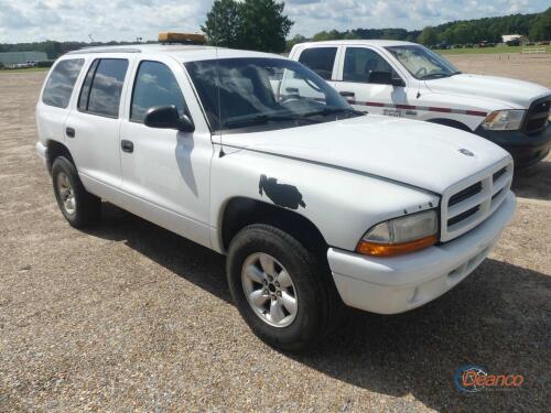 2003 Dodge Durango 4WD, s/n 1D4HS38N63F556073: 4-door, 4.7L V8 Eng., Auto,
