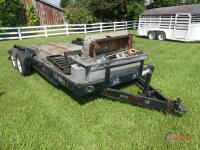 16' Trailer, s/n 15631 (No Title - Bill of Sale Only): T/A, Bumper-pull, 16'+2' Dovetail, Ramps