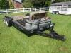 16' Trailer, s/n 15631 (No Title - Bill of Sale Only): T/A, Bumper-pull, 16'+2' Dovetail, Ramps