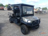 Kubota RTV-X1140 4WD Utility Vehicle, s/n A5KD2GDBTHG022284 (No Title - $50 Trauma Care Fee Applies): Diesel Eng., Hyd. Dump Bed, Canvas Top, 4-seater, Odometer Shows 4936 mi., Meter Shows 928 hrs