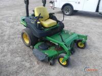 John Deere 757 Zero-turn Mower, s/n TC0757B054046: Gas Eng., 60" Deck, Meter Shows 1033 hrs
