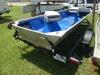 Fisher 14' Aluminum Boat, s/n MIZ102412WBH w/ Trailer (No Title - Bill of Sale Only): New Seats, No Motor - 2