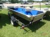 Fisher 14' Aluminum Boat, s/n MIZ102412WBH w/ Trailer (No Title - Bill of Sale Only): New Seats, No Motor - 3