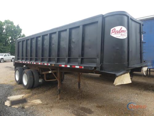 2005 Palmer TA-24H Dump Trailer, s/n 1P924HS295A003285 (Title Delay): 28-yard, T/A, Steel