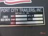 2023 Port City 40' Gooseneck Trailer, s/n 4PCCE4028P1000080: 35' Deck, 5' Dovetail, Ramps, Storage Boxes - 8