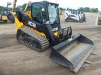2024 JCB 270T Skid Steer, s/n 3320726: C/A, Quick Attach Bucket & Forks, Shed Kept, Meter Shows 109 hrs