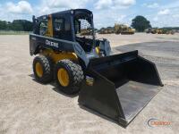 John Deere 328D Skid Steer, s/n 1T0328DALA0191421: Canopy, Rubber-tired, Meter Shows 2472 hrs