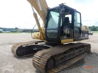 2001 Cat 322C Excavator, s/n BKJ00330: Encl. Cab, Manual Thumb, Meter Shows 16284 hrs