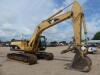 2001 Cat 322C Excavator, s/n BKJ00330: Encl. Cab, Manual Thumb, Meter Shows 16284 hrs - 2