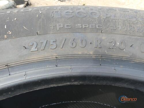 (4) Continental CrosContact 275-60R20 Tires: Less than 400 mi.