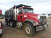 2008 Mack GU713 Tri-axle Dump Truck, s/n 1M2AX09C98M003802: Reman Mack MP8 Eng., 10-sp., 18K Front, 44K Rears, 11R24.5 Rears, 385/65R22.5 Fronts, Ox Bodies 16' Body - 24