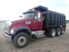 2008 Mack GU713 Tri-axle Dump Truck, s/n 1M2AX09C98M003802: Reman Mack MP8 Eng., 10-sp., 18K Front, 44K Rears, 11R24.5 Rears, 385/65R22.5 Fronts, Ox Bodies 16' Body - 47