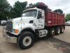 2006 Mack Granite CV713 Tri-axle Dump Truck, s/n 1M2AG11C26M032931: Maxitorque ES T310M/MLR 10-sp., Multi Reverse, Spring Susp., 425/65R22.5 Fronts, 11R24.5 Rears, Air Lift 3rd Axle w/ 295/75R22.5 Tires, Ox Bodies 16' Bed, Odometer Shows 418K mi. - 24