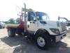 2016 International 7400 Flatbed Truck, s/n 3HAWCAAN4GL747403: S/A, Day Cab, Eaton 8LL, Rolling Tail Board, 2 Winches