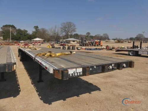 2016 Great Dane 53' Flatbed Trailer, s/n 1GRDM9626GH729348: Aluminum, T/A