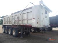 2003 East 26' Dump Trailer, s/n 1E1D1L4813RC33259: Quad-axle, Frame-type, 11R24.5 Tires