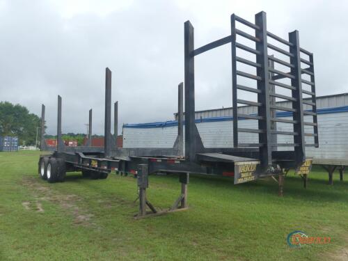 2024 Magnolia 40' 4-bolster Log Trailer, s/n 1M9BA4024R1435204 (Title Delay): Reconditioned, T/A