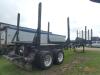 2024 Magnolia 40' 4-bolster Log Trailer, s/n 1M9BA4024R1435204 (Title Delay): Reconditioned, T/A - 4
