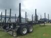 2022 Magnolia 40' 4-bolster Log Trailer, s/n 1M9BA4026N1435344 (Title Delay): T/A - 3