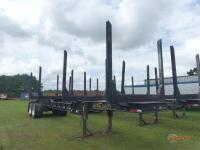 2024 Magnolia 40' 4-bolster Log Trailer, s/n 1M9BA4029R1435053 (Title Delay): T/A