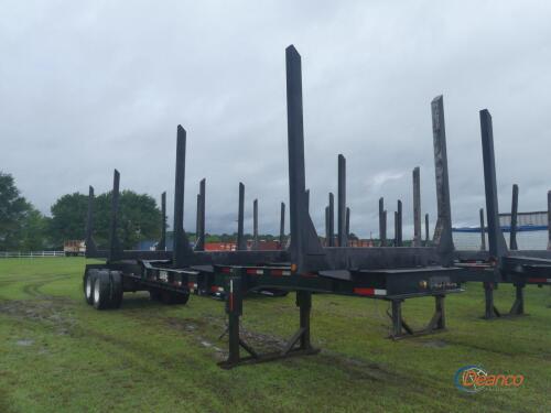 2022 Magnolia 40' 4-bolster Log Trailer, s/n 1M9BA4022N1435342 (Title Delay): T/A