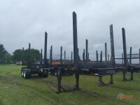 2022 Magnolia 40' 4-bolster Log Trailer, s/n 1M9BA4022N1435342 (Title Delay): T/A