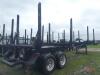 2022 Magnolia 40' 4-bolster Log Trailer, s/n 1M9BA4022N1435342 (Title Delay): T/A - 4
