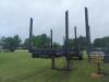 2022 Magnolia 40' 4-bolster Log Trailer, s/n 1M9BA4022N1435342 (Title Delay): T/A - 9