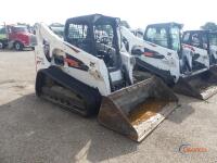 2021 Bobcat T740 Skid Steer, s/n B3CA21418: Canopy, GP Bkt., Rubber Tracks, Meter Shows 2579 hrs