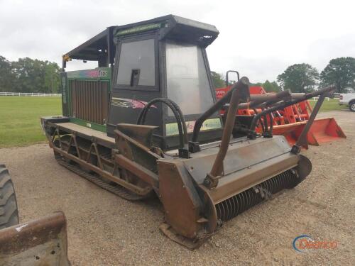 Gyrotrac GT25 Forestry Mulcher, s/n BCT25051080C: Encl. Cab, 92" Mulching Head, 28" Rubber Tracks, Meter Shows 994 hrs