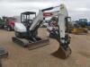 2024 Bobcat E48 Mini Excavator, s/n B6EC11323: Canopy, Hyd. Thumb, Blade, Bkt., Rubber Tracks, Meter Shows 738 hrs