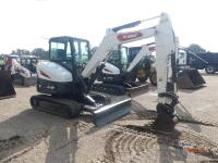 2023 Bobcat E42 Mini Excavator, s/n B4GM19779: C/A, Blade, Bkt., Rubber Tracks, Meter Shows 1359 hrs