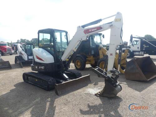 2024 Bobcat E40 Mini Excavator, s/n B5W511557: C/A, Hyd. Thumb, Blade, Bkt., Rubber Tracks, Meter Shows 363 hrs