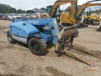 2008 Genie GTH-5519 4WD Telescopic Forklift, s/n 19426: Canopy, Perkins Diesel, 5000 lb. Cap., 48" Forks, Coupler, Aux. Hydraulics, Foam-filled Tires, Meter Shows 806 hrs