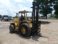 2013 Mastercraft C-08 4WD Forklift, s/n 7276: Canopy, 2-stage Mast, Turbo, Straight Forks, Counter Weight, Diesel Eng., 19.5L-24 Tires, Meter Shows 4408 hrs