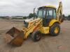 New Holland LB75B 4WD Backhoe, s/n 031047346: Encl. Cab, GP Loader, Meter Shows 3607 hrs - 18