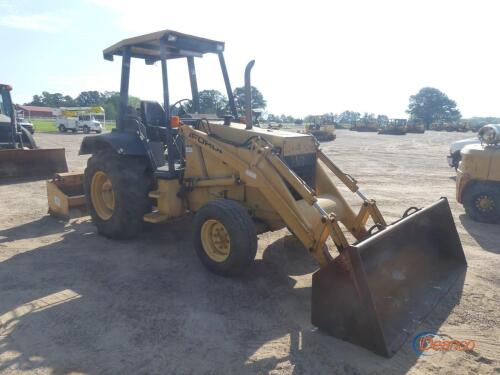 Ford 455D Loader Landscaper, s/n A437042: 2wd, Canopy, Front Loader, Rear Gannon Box Blade, Meter Shows 2297 hrs