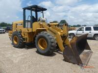Kawasaki 65ZV-2 Rubber-tired Loader, s/n 65H45487: Canopy, 96" GP Bkt., 20.5-25 Tires, Meter Shows 4541 hrs