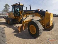 2021 Sany SMG200C-8 Motor Grader, s/n PY1120CA0626: C/A, Heat, Cummins Eng., Joystick Controls, 14' Moldboard, Rear Ripper, Push Block, 17.5x25 Tires, County Machine