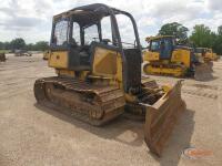 2005 John Deere 650J LGP Dozer, s/n T0650JX102517: Canopy, Sweeps, Screens, 6-way Blade, 28" Pads, Meter Shows 12366 hrs